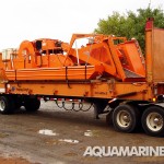 Aquamarine H5 205 Aquatic Harvester Ready for Transport