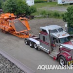 Aquamarine H9 800 Aquatic Harvester Ready for Transport