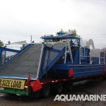 Aquamarine H11 1000 Aquatic Harvester Ready for Transport